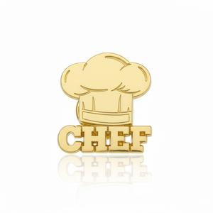 Fabricante de regalos promocionales para restaurantes, regalos de recuerdo, pines de solapa metálicos personalizados para chefs - Product Image 5