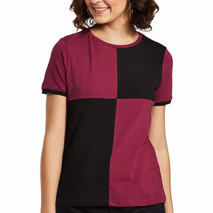 Camiseta de Verano para Mujer, Personalizada con Gráficos, Tejido Sólido Informal, 100% Algodón, Secado Rápido y Transpirable - Product Image 4