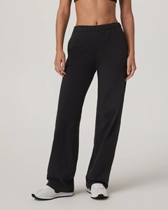 Custom Oversized <b>Fleece</b> Jogger Pants for <b>Women</b> Loose Fit Straight Leg <b>Trousers</b> Private Label Wholesale - Product Image 1