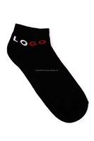 Chaussettes de cou neutres unies en gros, Spandex/Polyester/Coton, Anti-bactériennes, Printemps-Été, Absorbant la transpiration, Respirantes, Pour Hommes