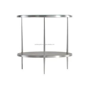 Table d'appoint de luxe en aluminium faite à la main, design personnalisé, fournisseur, table console moderne écologique, vente en gros d'usine, export Zahid - Product Image 1