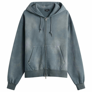 Sweat à capuche homme coupe courte, coton épais 400 g/m², essentiels d'automne, logo personnalisé, haute qualité, effet vieilli délavé à l'acide - Product Image 4