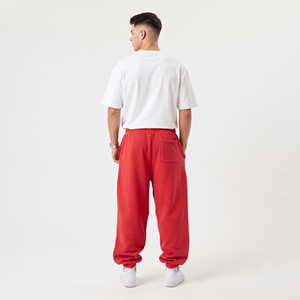 Men Cotton Sweatpants Casual 100% <b>Fleece</b> Baggy Oversize Wide Leg <b>Pants</b> Full Length Winter Street Wear Sport Wear Sweat <b>Pants</b> - Product Image 2