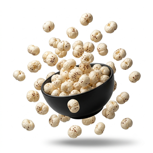 Makhana de la región de Mithila con etiqueta de origen <span class=keywords><strong>Bihar</strong></span>, raíz y hoja naturales, listo para exportación, calidad premium garantizada, fabricante y exportador de confianza de la India - Product Image 6
