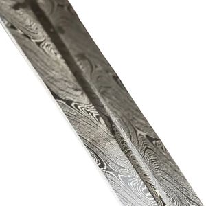 Couteau à manche en bois avec capuchon en laiton, finition décorative à motif diamant - Product Image 6