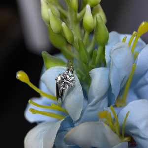 Bague solitaire en diamant rond cultivé en laboratoire, 2 carats, or 14 carats, certifiée IGI, bijoux de fiançailles et de mariage, vente en gros - Product Image 3