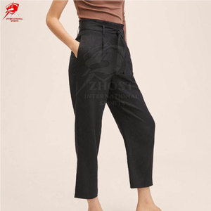 <b>Smart</b> Casual Style Lightweight Fabric <b>Women</b> Trousers For Comfortable Daily Use And Professional Look - Product Image 4