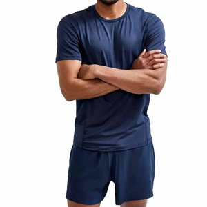 Ensemble court 2 pièces pour homme, imprimé mode personnalisé, été, t-shirt et short en coton - Product Image 3