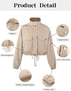 Chaquetas Impermeables para Mujer, Diseño Nuevo, Alta Calidad, con Capucha, Personalizables - Product Image 5
