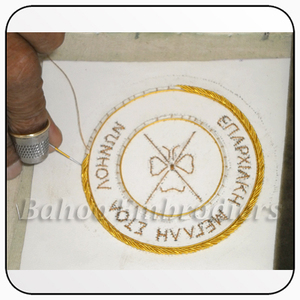Tipo de insignia cosida bordada del ESCUADRÓN REAL - Product Image 2