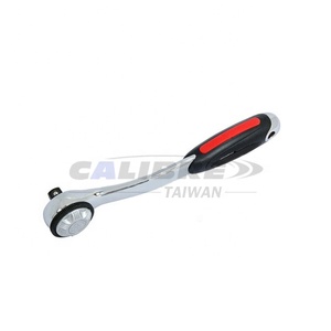 Llave de Trinquete de Perfil Curvo con Acabado Liso, Calibre 1/4", 3/8" o 1/2", 72 Dientes, Fabricada en Taiwán - Product Image 1