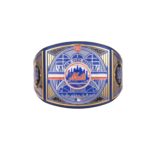 Cinturón de Campeonato de los New York Mets con Diseño Icónico de la Ciudad y el Béisbol, Edición Exclusiva de Colección - Product Image 1