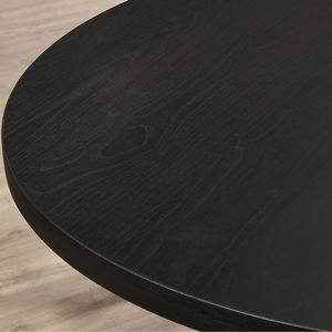 Juego de Comedor Banff de 5 Piezas, Mesa Redonda con Respaldo Cruzado y 4 Sillas Tapizadas - Product Image 6