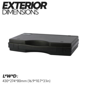 Estuche Rígido de Plástico OEM ODM, Caja de <span class=keywords><strong>Herramientas</strong></span> Vacía, Caja de Almacenamiento Protectora, <span class=keywords><strong>Maletín</strong></span> de Plástico Resistente a Impactos - Product Image 3