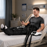 Système de récupération par compression d'air à 6 chambres de qualité médicale, appareil de pressothérapie IPC, CE, drainage lymphatique et récupération musculaire
