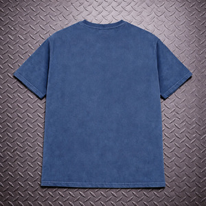 T-shirt oversize vintage en coton brut 100 % pur, 230 g/m², délavé à l'acide, coupe carrée pour femme - Product Image 2