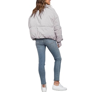 แจ็กเก็ตบุขนสไตล์สตรีทสำหรับผู้หญิง, แจ็กเก็ตสไตล์สตรีทแบบลำลองคอตั้ง2025ฤดูหนาว - Product Image 3