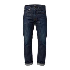 Jeans de Mezclilla para Hombre, Corte Slim Fit, Pierna Recta, Cintura Media, Estilo Casual de Algodón con Bolsillos, para Otoño, de BD - Product Image 1