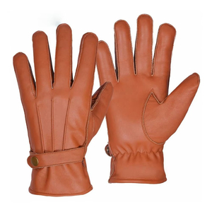 Nouveaux gants en cuir véritable tendance, prix abordable, légers, pour l'automne, gants en cuir tendance - Product Image 2