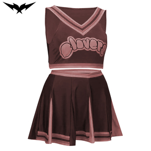 Bigetron Sports – Nouveaux ensembles d'uniformes de cheerleading professionnels de haute qualité pour la compétition scolaire, en Spandex/Polyester noir - Product Image 5