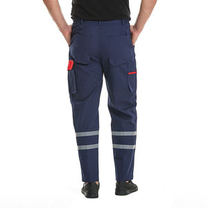 Pantalones de Trabajo Reflectantes, Transpirables e Impermeables de Alta Visibilidad con Múltiples Bolsillos para Hombre, Pantalones de Seguridad para la Construcción - Product Image 2