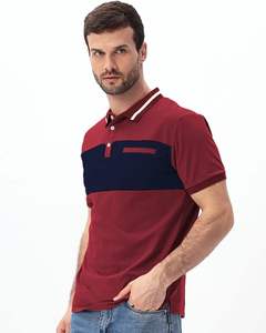 Camisetas Polo para Hombre, Manga Corta/Larga, Estilo Casual, Color Block, Cuello en Contraste, Algodón - Product Image 2