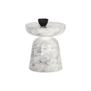 New Arrival White Marble Oval Side <b>Table</b> Luxury Modern Sofa End <b>Table</b> Living Room Furniture Decor Product Keywords - Product Image 4