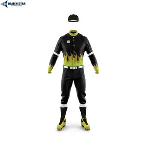 High Quality Breathable Sublimated Baseball Uniform Set with Quick Dry & Anti-Bacterial Features for Clubs and Schools - Product Image 5