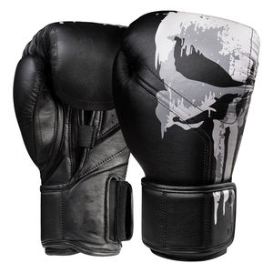New Arrival Customized Logo Color Professional Boxing Gloves Breathable High Quality Cowhide Leather Multilayer Durable Padding - Product Image 1
