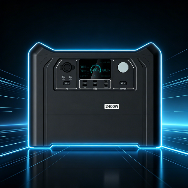 Cost-Effective 2304Wh LiFePO4 Portable Power Station 2400W Solar Generator with Energy Storage System Home Car RV Outdoor Use