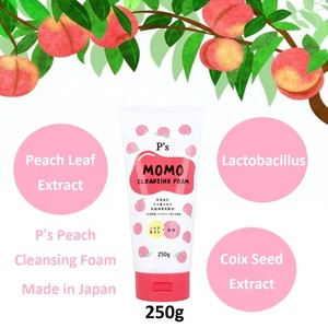 Japan P's Peach Hyaluronic Acid Face Wash Cream 250g Wholesale Price Hot Selling Skin Care <b>Makeup</b> <b>Remover</b> 2024 - Product Image 3
