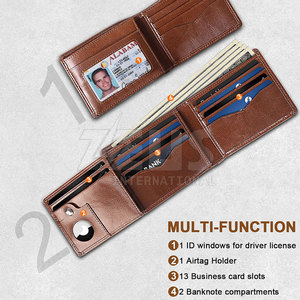 Cartera de Cuero Elegante para Hombre Hecha en Pakistán al por Mayor, al Mejor Precio, Tarjetero de Cuero Moderno para Adultos - Product Image 5