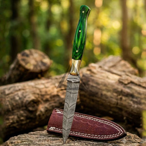 Oferta Especial: Cuchillos de Hoja Fija con Mango de Madera DIY, Servicio OEM - Ligeros, de Alta Calidad, Tamaño Personalizable - Product Image 3