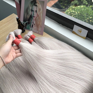 Cabello Remy Vietnamita Natural Liso de Primera Calidad Minh Khang, Cabello Virgen Sin Procesar de Lujo, 100g, Proporción de Cabello Más Largo 60% - Product Image 1