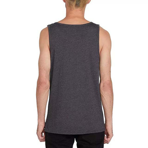 Débardeur décontracté pour homme en tricot respirant à séchage rapide 100% coton motif uni col rond pour la salle de sport, la musculation, l'été - Product Image 1