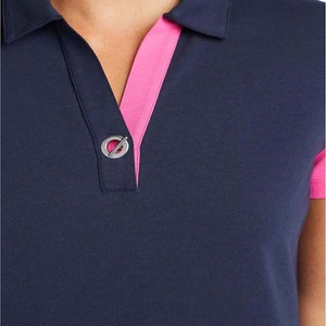 <b>Women</b> Casual Polo <b>Shirt</b> Plain Color Cotton Short Sleeve Breathable Knitted Top <b>Button</b> <b>Up</b> Summer Wear 2026 - Product Image 5
