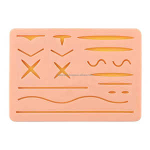 Suture Practice <b>Pad</b> with 3-Layer Durable <b>Silicone</b> Skin for Medical Students CE Certified OEM Private Label Surgical Training <b>Pad</b> - Product Image 1