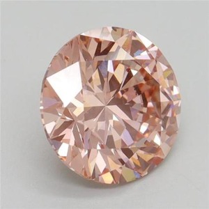 Diamante sintético rosa de corte redondo, cultivado en laboratorio, certificado por IGI, para anillo de compromiso personalizado, de 1 a 5 quilates, claridad VVS2. - Product Image 4