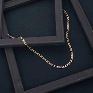 Cadena de Oro Sólido de 14K Chapada en Oro, Estilo Cubano Vintage, 5MM, para Hombre y Mujer, Regalo, Joyería de Moda - Product Image 1