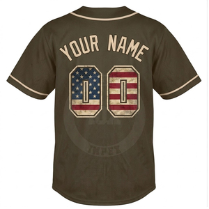 Maillots de baseball personnalisés aux designs uniques, best-sellers. Créez votre propre maillot de baseball en gros. - Product Image 4