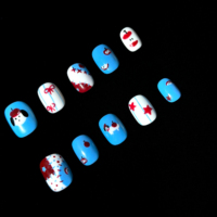 Ongles 100% faits à la main Prix abordable Faible MOQ Prêts à être expédiés Emballage personnalisé Logo personnalisé Ongles réutilisables Qualité professionnelle