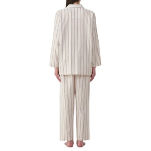 Conjunto de Pijama de 2 Piezas de Algodón para Mujer, Hecho a Medida, Suave, Informal, a Rayas, para Noches de Verano, Camisón - Product Image 4