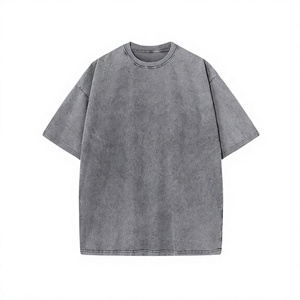 Camiseta de Algodón Extra Grande Personalizada para Hombre y Mujer, Cuello Redondo, Estilo Urbano, Informal, Lisa, Unisex - Product Image 1