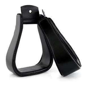 Estribos de Seguridad de Aluminio para Montar a Caballo, Estribos Ecuestres Antideslizantes con Protección para el Tobillo, Premium para Arena y Equitación Veterinaria - Product Image 2
