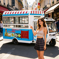 Camion de cuisine mobile personnalisable avec cuisine complète et équipement commercial pour la paella et le riz au safran