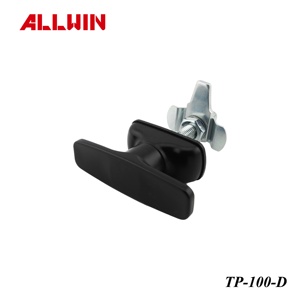 OEM ODM Black Finish Zinc Alloy Non Locking T Handle <b>Latch</b> - Product Image 3