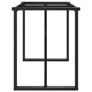 ขาโต๊ะรับประทานอาหารเหล็กเคลือบผงสีดำอุปกรณ์เฟอร์นิเจอร์หรูหรา - Product Image 5