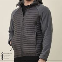 Mawra 2026 – Blouson matelassé hybride à capuche personnalisé pour homme, avec logo OEM, pour l'hiver, l'extérieur, isolé, haute performance, vente en gros, unisexe