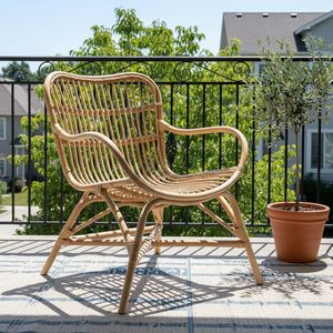 Nueva Llegada, Artesanía Vietnamita, Silla de Ratán de Alta Calidad, Muebles de Exterior Tejidos Naturales, Artículos Populares, Venta al Por Mayor Más Barata - Product Image 1