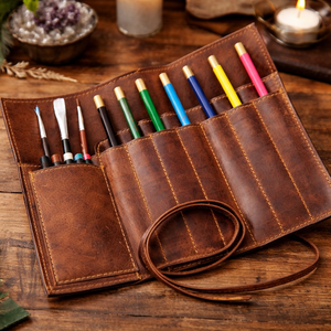 Vintage Handmade dragon journal <b>A5</b> Hardcover leather <b>Diary</b> Gift Sketchbook Witchcraft Supplies Wiccan Notebook with metal lock - Product Image 6